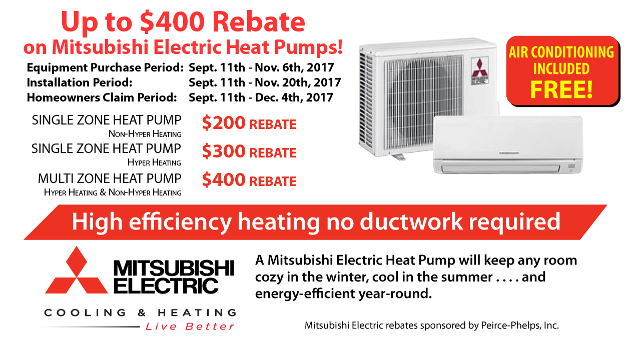 Rebates For Electric Heat Pumps