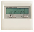 Mitsubishi Ductless Heating & Cooling - Wired Wall Mount Control